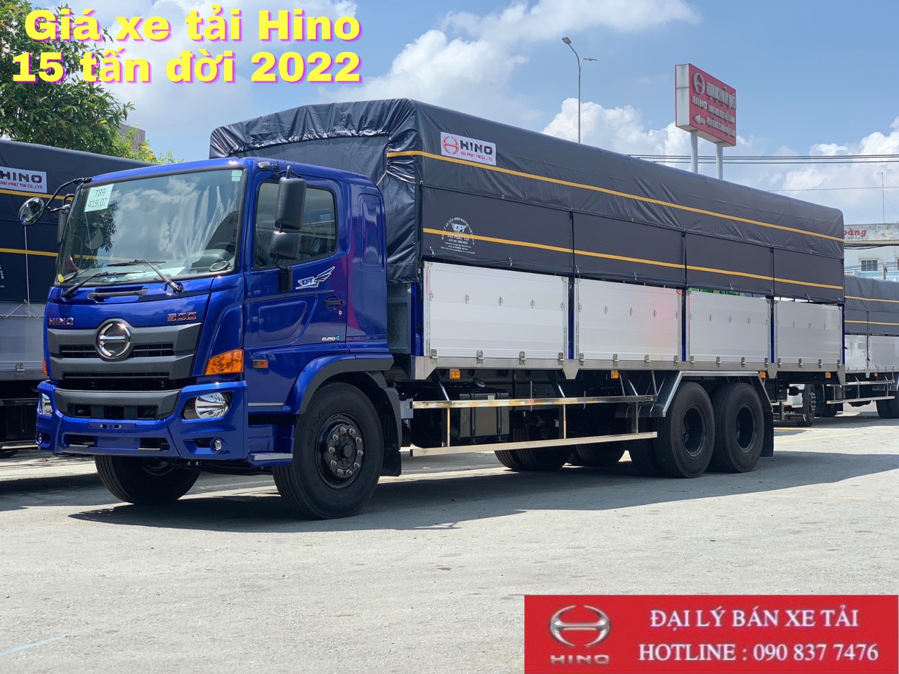 Giá xe tải hino 15 tấn đời 2022