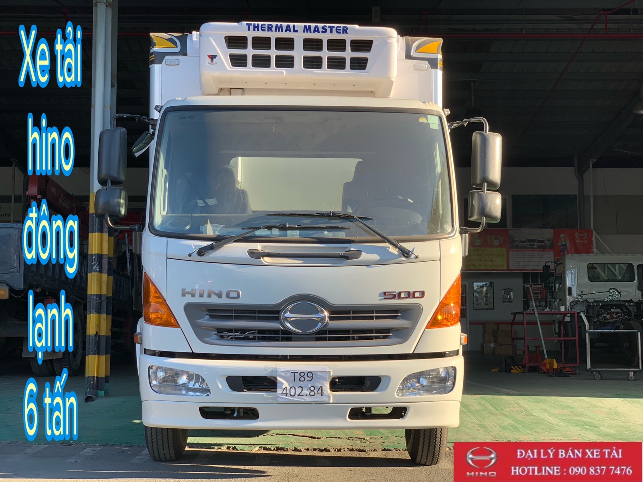Xe tải hino thùng đông lạnh 6 tấn