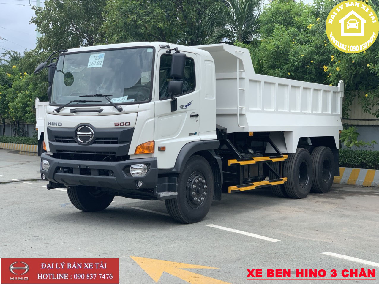 Xe ben hino 3 chân