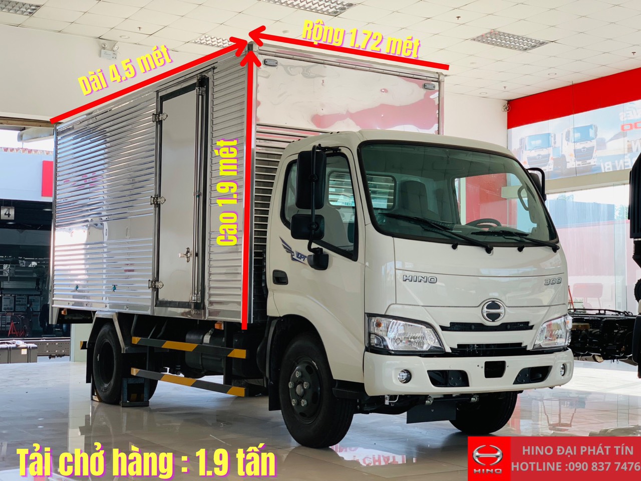 Xe tải hino 300 1t9
