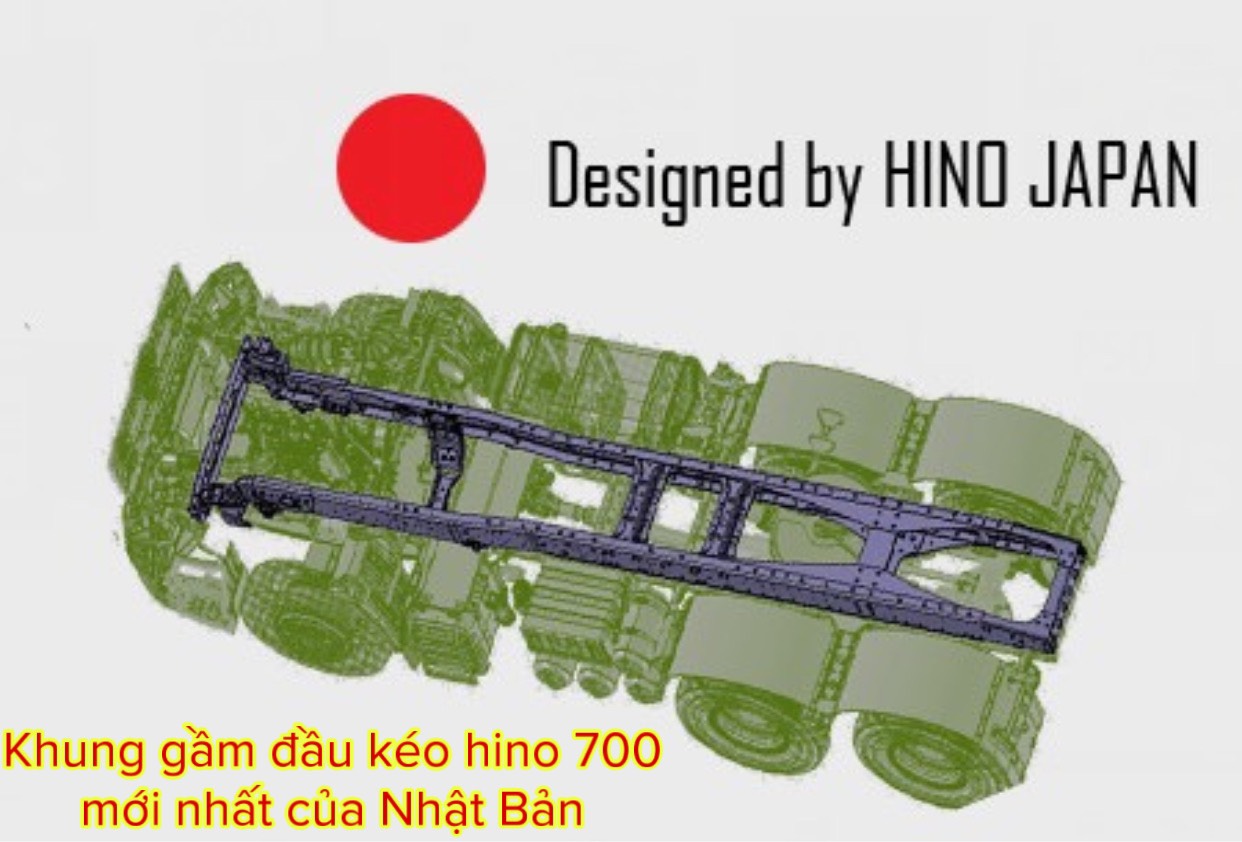 khung gầm đầu kéo hino 700
