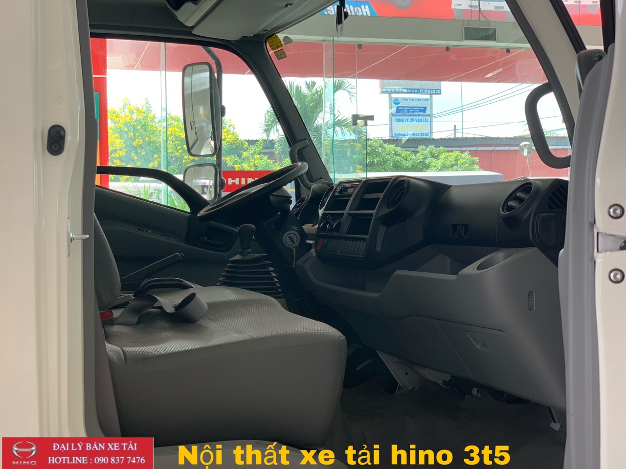 nội thất xe tải hino 3t5