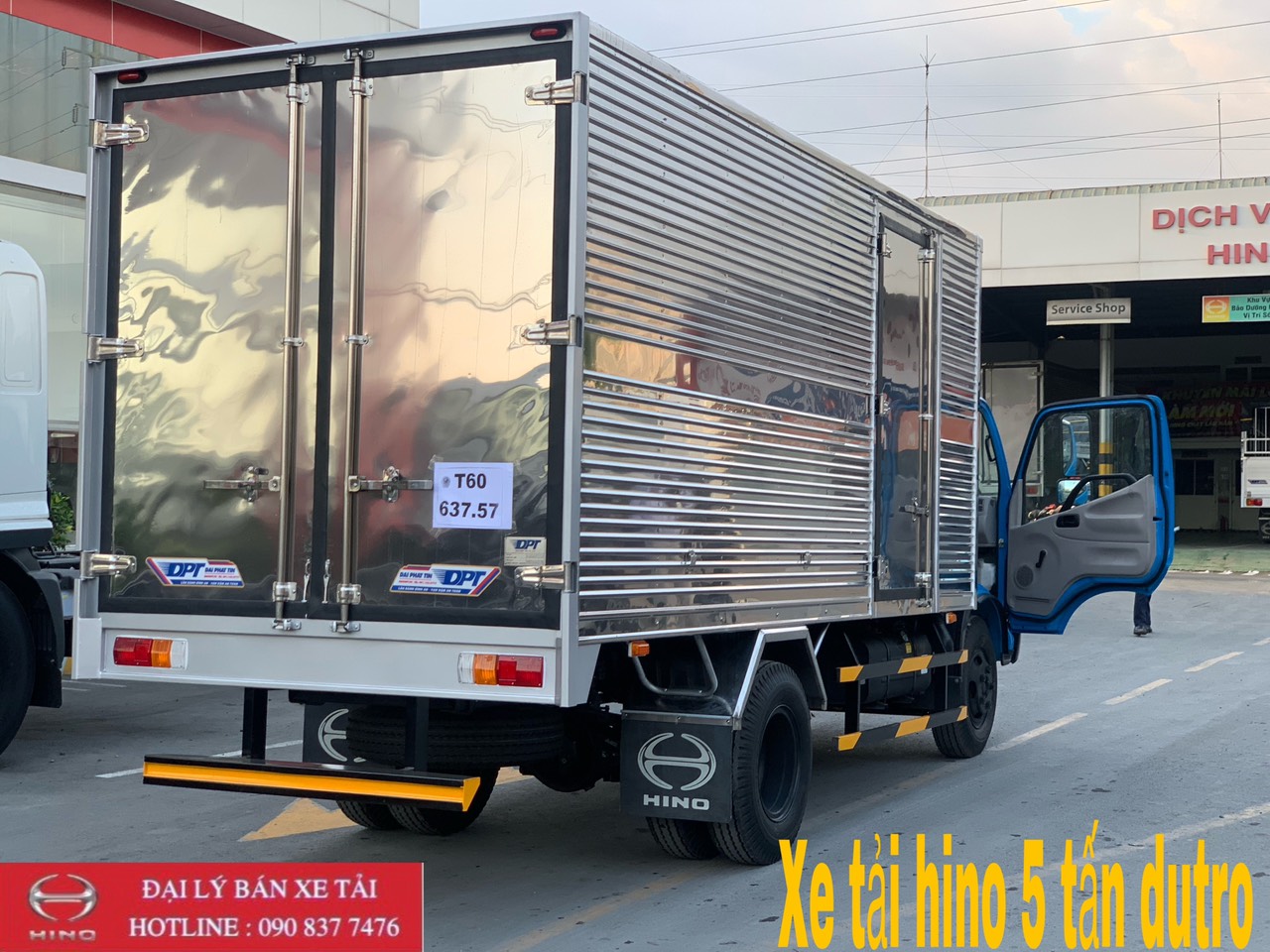 thùng xe tải hino 5 tấn dutro