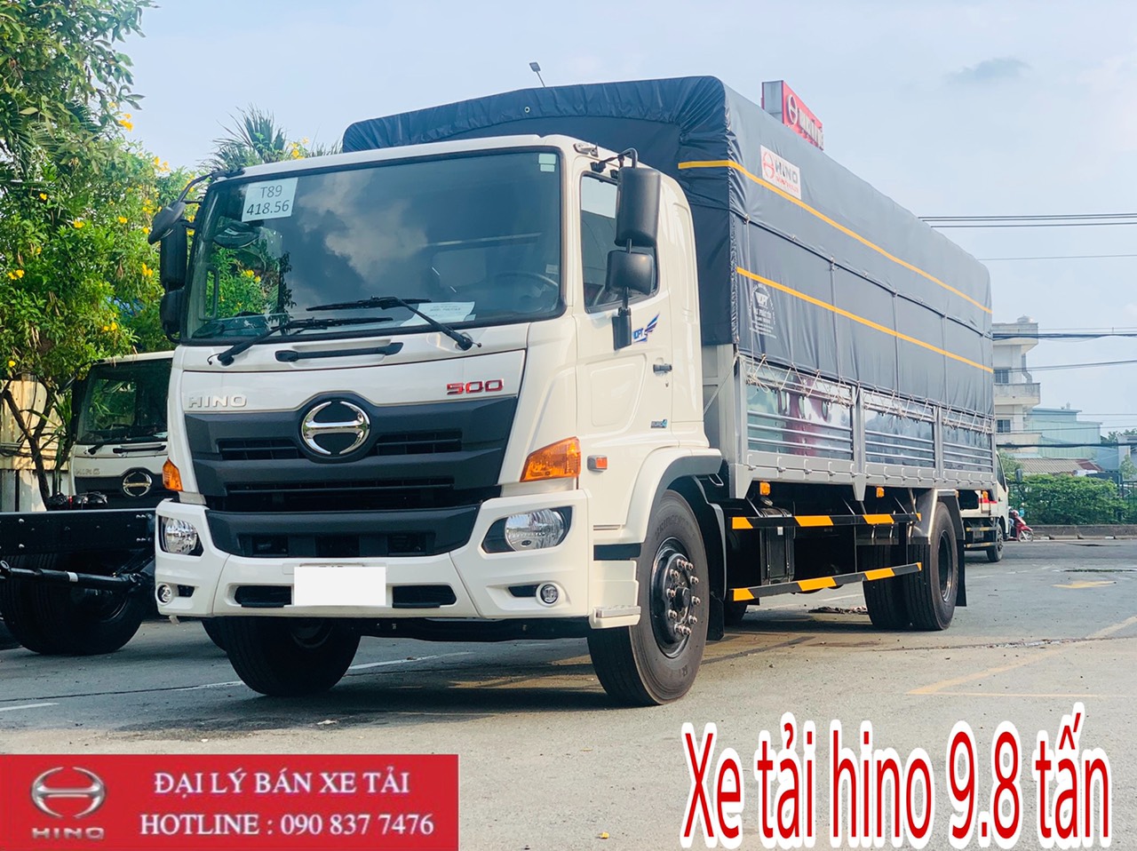 xe tải hino 9.8 tấn