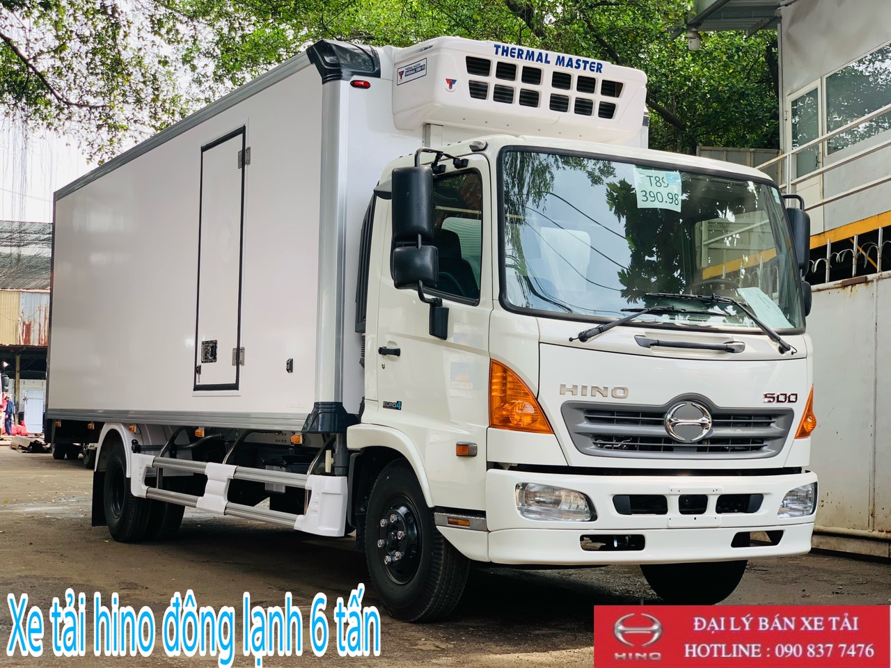 xe tải hino thùng đông lạnh 6 tấn