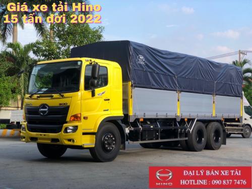 giá xe tải hino 15 tấn đời 2022