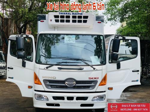 xe đông lạnh hino 6t